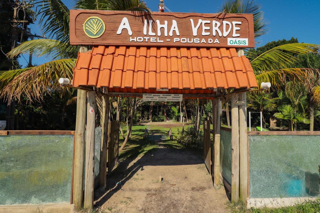 A Ilha Verde Hotel Pousada Na Praia Ilha do Mel Eksteriør bilde